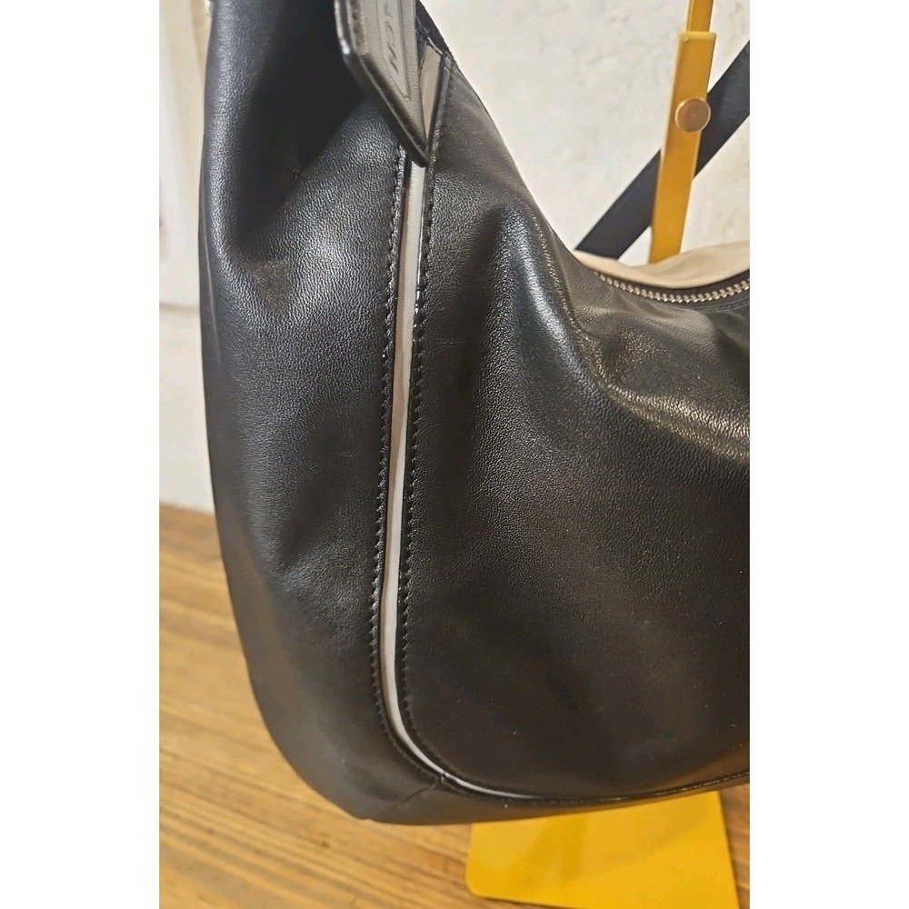 Coach Kristin Spectator Leather Hobo 2 Way Bag Convertible‎ Monochrome  Pt02 - Picture 11 of 16
